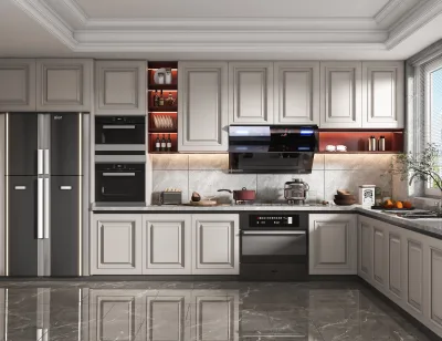 Maxnice Custom Modern Design Aluminium Stainless Steel Kitchen Cabinets With Wheels