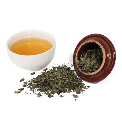 Chinese Tea Gunpowder 9775 5A Green Tea Essence Uzbekistan Market Wholesale Best Price 100g Box Packing