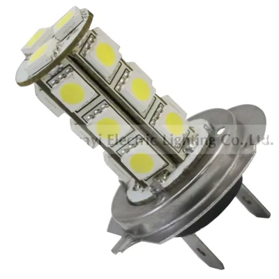 Automotive SMD LED Lamp H7 - 18SMD, LED Car Bulb, Auto Fog Lamp