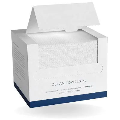 Wholesale Convenient and Practical Disposable Polyester Bath Towels Turkish Design for Bath Use