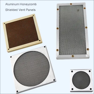 EMI Shielded Air Ventilation Panels Honeycomb Aluminum Vent