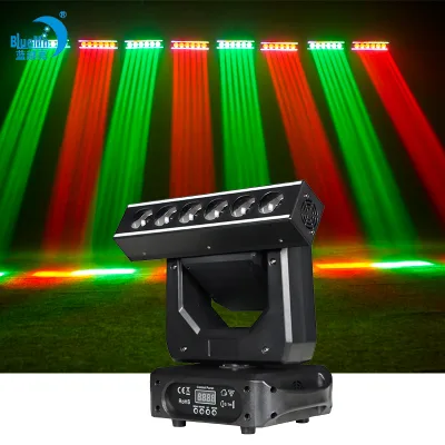 Stage Lights Led Laser Disco Theme Park for Light 6x20W RGB IP65 DMX512 for Events