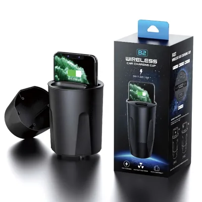 Wireless TWS 4 5 in 1 Phone Earbuds Fast Charging Cup Station 15W Cooling, Wireless Phone Stand Holding Charger