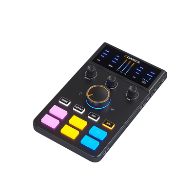 Versatile Mini Integrated Audio Interface Dual-User Streaming Noise Cancelling Loopback Multiple Sound Effects Sound Card