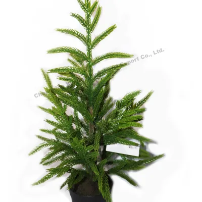 Factory Custom Hot Sell Christmas Norfolk Pine Tree Artificial Decorative Plant for Indoor Outdoor Home Decoration