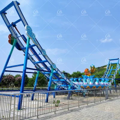Phoenix UFO 24-Person Capacity 4M/S Speed New Amusement Park Ride for Kids Outdoor Fairground Games Adventure