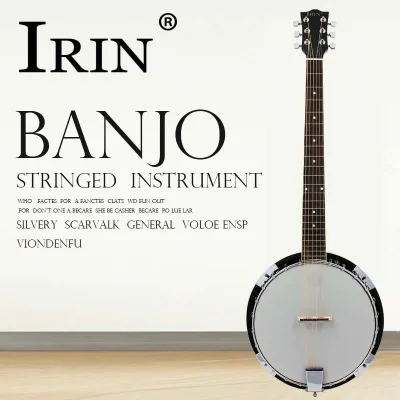 Western Ethnic Shabili 6-String Banjo BANJO Turtledove Musical Instrument Accessory