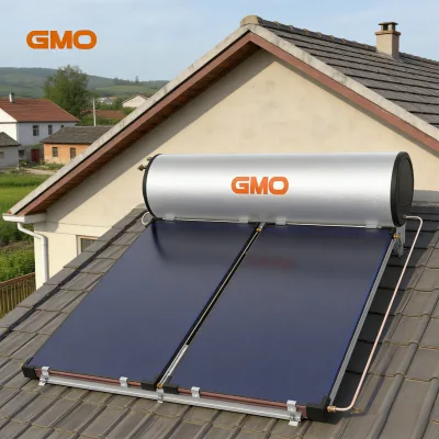 Outdoor Flat-Plate Storage Tank Solar Water Heater 270L High-Capacity Galvanized Steel Class a Energy Efficiency Eco-Friendly