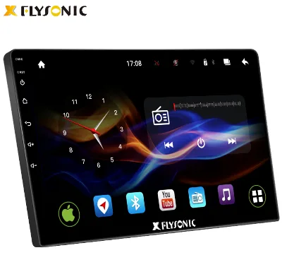 Flysonic Android 2160k Full Hd Dvr Front and Rear Dual Lens Recording Dash Camera Digital Recorder Car Video