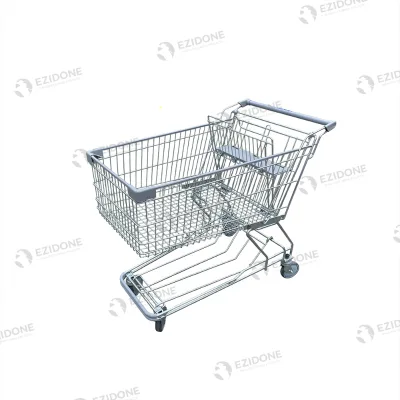 Asian Shopping Cart Multiple Colors & Styles Designed for Supermarket Large Capacity & Lightweight