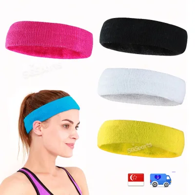 JIY OEM Clean Running Gym Tennis Yoga Fitness Unisex Cotton Terry Cloth Sports Headband Sweatband Hairband