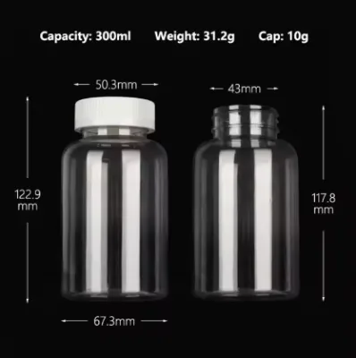 Manufacturer Direct Sales of Food Grade PET Bottles with Sealing Structure, Professional Packaging of Various Health Products