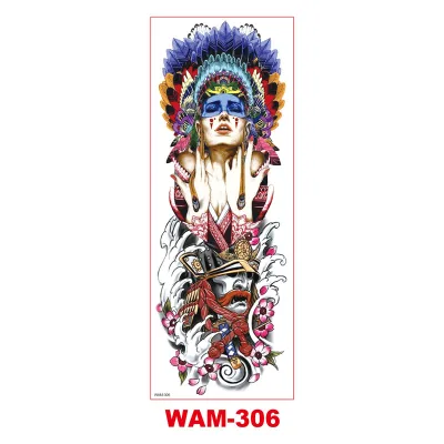 Wholesale Tatuajes Waterproof Non-toxic and Eco-friendly Full Arm Tattoo Sticker Temporary Tattoo Sticker