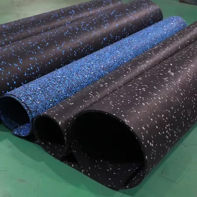 Wholesale Easy Clean Durable EPDM Rubber Exercise Mat Rolls-Dirt-Resistant Sound Proof Non-Slip Wear-Resistant CE Certified