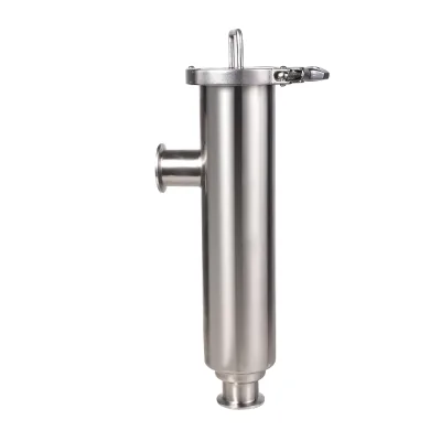 SS304 Water Beverage Food Industries Sanitary Welded Angle Type Tri Clamp Angle Type Filter
