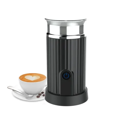 Household Electric Stainless Steel Modern Design Milk Frother Coffee & Latte Heating 300ml Capacity ABS Components