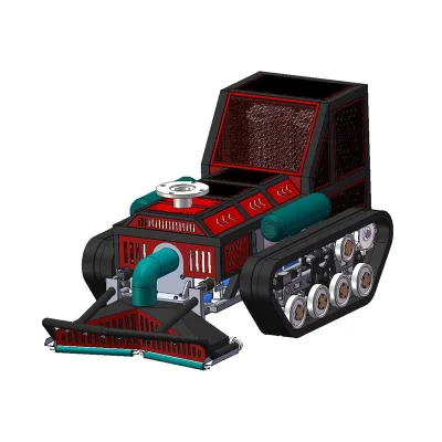 Submersible Pond Silt Remover Mud Cleaning Machine Underwater Dredging Robot