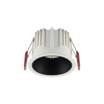 12W Antiglare round LED Lighting Ceiling Spot Dimmable 75mm Cutsize 100V-120V Ra95/Ra97 for Shopmall