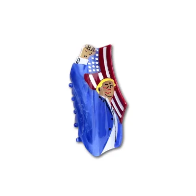 Women and Girls Custom Fun American Character Acetate Hair Claws New Creative Cartoon Fun Hair Accessories Hair Claw Wholesale