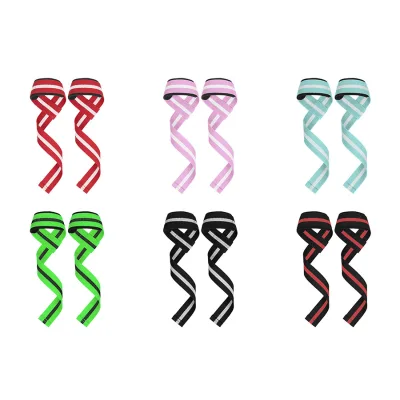 Gym Strap Sports With Wristband Fitness Pull Force Band Dumbbell Non-slip Wear-resistant Hard Pull High Quality Lifting Straps