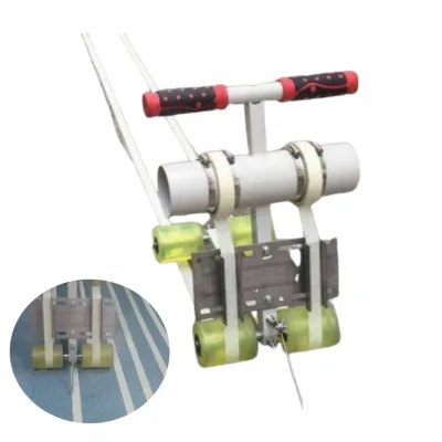 Factory Direct Floor Line Taping Machine, Curve & Straight Line Epoxy Floor Masking Tape Applicator