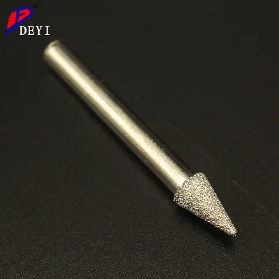 30degree Diamond Bits 6mm Marble Granite CNC Diamond Engraving Router Bit PCD CNC Carving Tools
