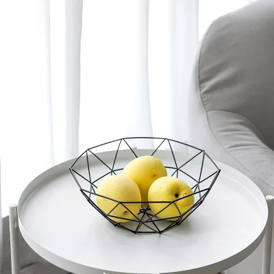 DSH Factory Hot Selling Simple Design Storage Basket Metal Basket Fruit Basket
