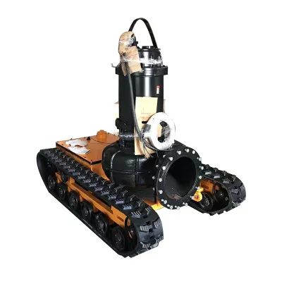 Huamaoji New Steel Chassis Intelligent Underwater Dredging Robot Chassis Remote-Controlled River Dredging Rubber Track