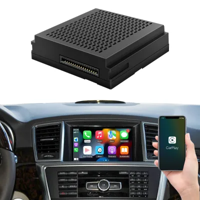 Wireless CarPlay Android Auto for Mercedes Benz NTG4.5 with Becker Supports AirPlay USB Multimedia OEM Camera AUX Audio