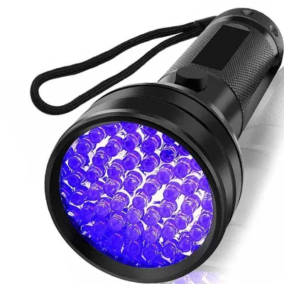 Super Bright Ultraviolet AA Battery Black Light Torch 51 LED Ultra Violet 395nm UV Flashlight for Scorpion Hunting