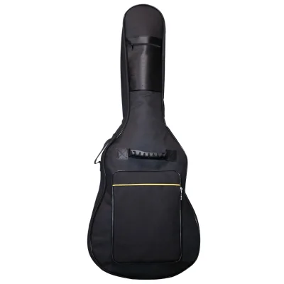 Classic Black Guitar Bag Padded Waterproof Gig Bag Custom Logo Size Acoustic Guitar Case Wholesale From Source Factory