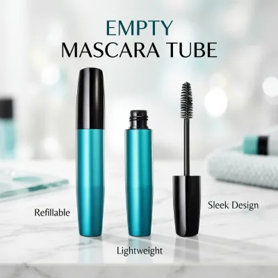 Fancy Slim Empty Mascara Tube Waterproof Liquid Eyeliner Empty Bottle Refillable Eyelash Empty Mascara Tube