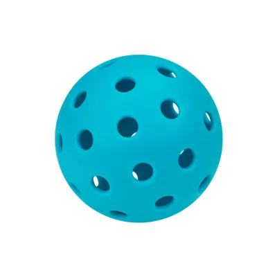 40-hole 74mm PE Perforated Pickleball with Elasticity, Packed in Color Box