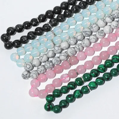 Unisex Natural Stone Muslim Rosary Bracelet 33PCS  Agate Beads for Prayer Religious Style for Islamic Prayer Bracelet