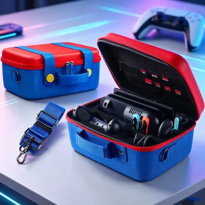Carrying for Switch 2 All in One Large Hard EVA Bag Game Holder Protective Case for Nintendo for Switch 2 Accessory Travel Bag