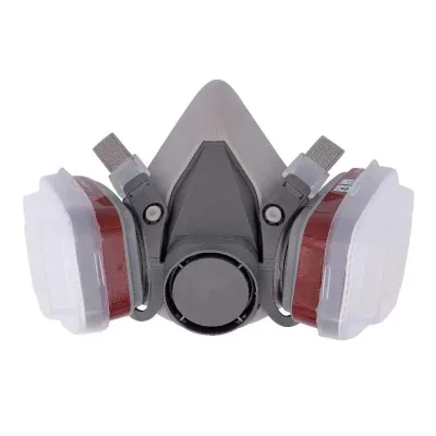 2024 Factory Half Face Gas Mask Chemical Respirator CE Silicone Mask Silicone Seal Mask