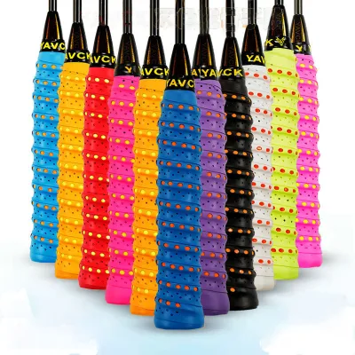 Hot Sale Two-color Perforated Keel Overgrip Anti-slip Badminton Racket Overgrip