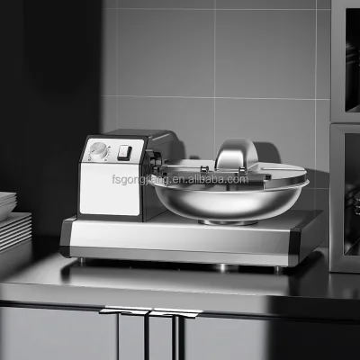 High Efficiency Frozen Vegetable Food Bowl Chopper Electric Meat Slicer Meat Cutter Machine