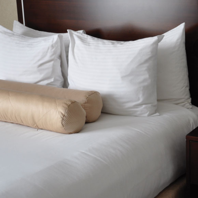Deeda White Bed Sheet Linen Hotels Bed Linen and Towels