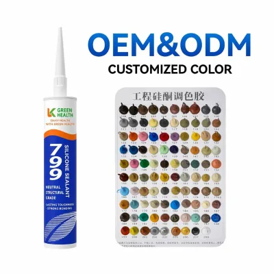 OEM Black Transparent Neutral Cure Anti-Mildew Waterproof Glass Window Sealant White Silicon Silicone Adhesive & Sealant