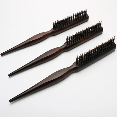 Abeis High Quality Hand-Make Wooden Hair Comb Styling Tool Comb Antistatic Boar Hair Brush