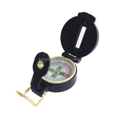 Kingstic Outdoor Black Metal Compass Small
