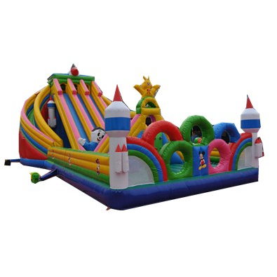 New Style Inflatable Bounce House Outdoor PVC Inflatable Play Ground With Slide and Bouncer