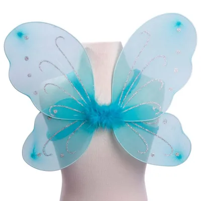 Personalized Light Blue Butterfly Fairy Wings
