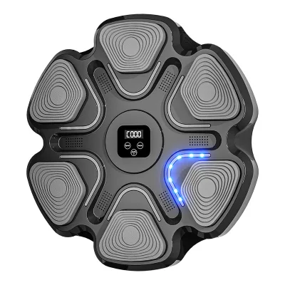 Electronic Music Boxing Machine with 6 Lights Bluetooth Connection Wall Mounted Workout Machine Boxing Punch Force Tester