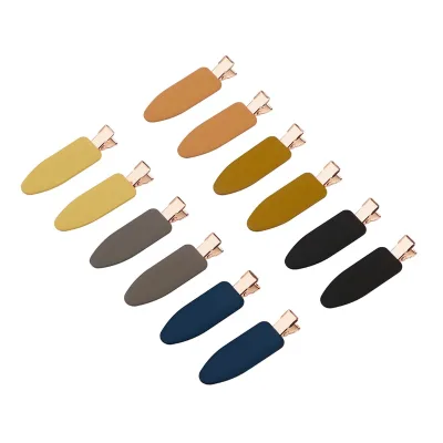 No Bend No Crease Hair Clips Makeup Clips for Hair Styling Professional Silicone Hair Clips for Women and Girls