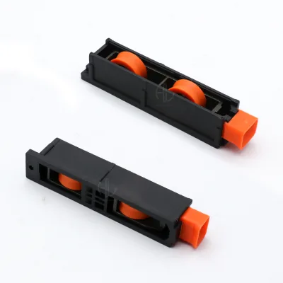 Modern Low Noise Bearing Capacity 40-45kg Sliding Door and Window Nylon Double Roller for Bathroom and Kitchen