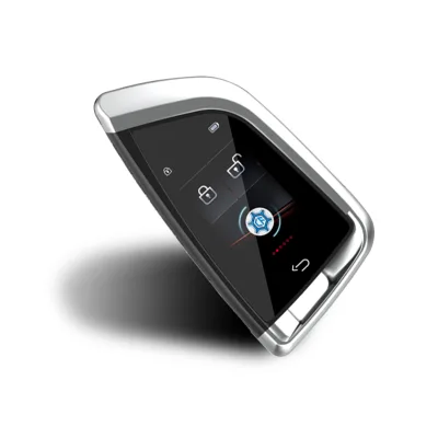 Electric Smart Key Starter Car Auto Keyless System Automatic Vehicle Door Lock LCD Display with Korean English