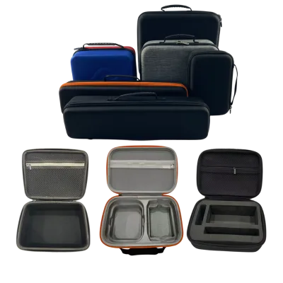 Die-Cut EVA Foam Padded EVA Travel Case Large Capacity EVA Carry Case With Mesh Pouch