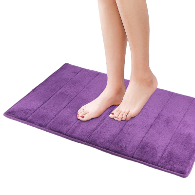 Bathroom Memory Foam Absorbent Floor Mat Bathroom Door Non-slip Foot Mat Household Soft Sponge Door Mat
